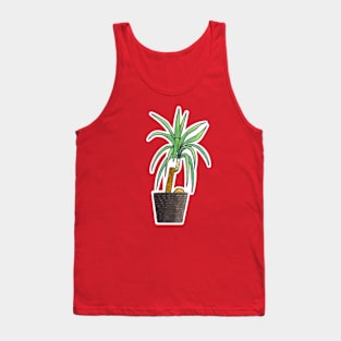 Yucca - House Plant Watercolour Tank Top